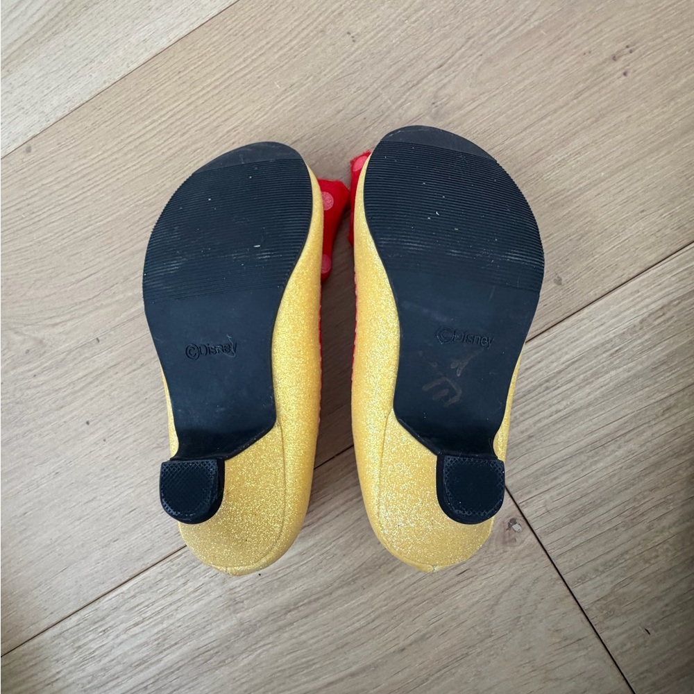Disney Minnie Yellow and Red Polka Dot Shoes 11/12 - Picture 10 of 14